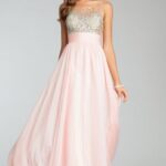 pembe mezuniyet balosu elbisesi