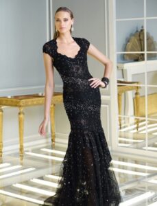 pırıltılı abiye elbise modeli