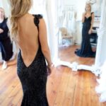 sırt dekolteli abiye elbise modeli