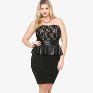 büyük beden abiye elbise modeli