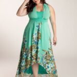 büyük beden yazlık elbise modeli