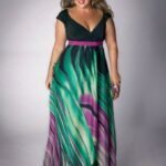 büyük beden yazlık elbise modelleri