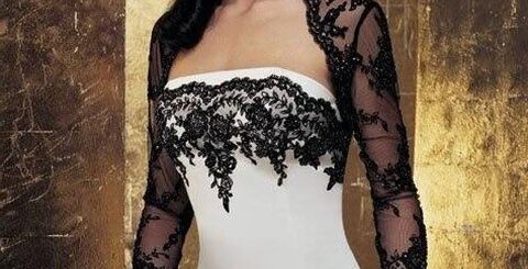 dantel bolerolu abiye elbise modeli