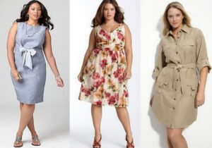 en güzel genç büyük beden elbise modelleri