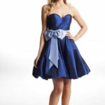 gece mavisi ortaokul mezuniyet elbisesi