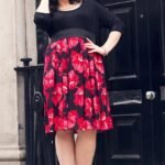 genç büyük beden elbise modeli