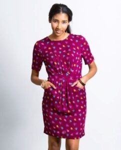 genç büyük beden elbise modeli