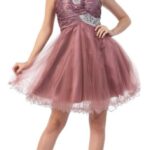 kısa ortaokul mezuniyet elbisesi modeli