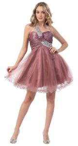 kısa ortaokul mezuniyet elbisesi modeli