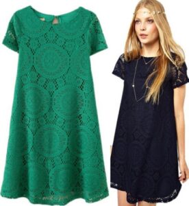 modern büyük beden elbise modelleri