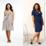 modern büyük beden elbise modelleri