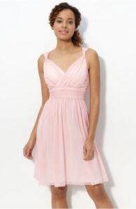 pembe ortaokul mezuniyet elbisesi