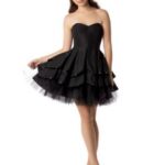 siyah ortaokul mezuniyet elbisesi