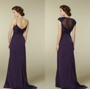 tül bolerolu abiye elbise modeli