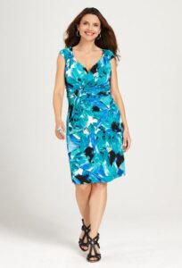 yazlık büyük beden elbise modeli