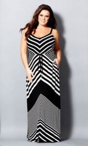 yazlık büyük beden elbise modeli