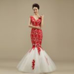 dantel balık elbise modeli