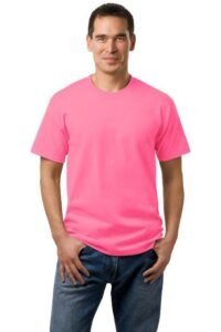 düz pembe erkek tişörtü