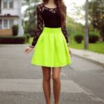 kabarık kısa etek modeli