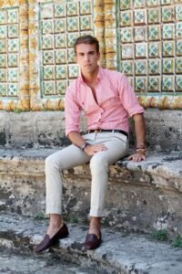 pembe erkek gömlegi