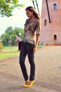 stiletto ayakkabı kombini