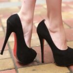 altı kırmızı topuklu ayakkabı modeli