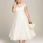 midi boy büyük beden gelinlik modeli