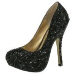 pırıltılı abiye ayakkabı