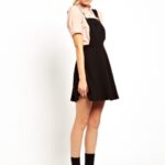 siyah salapot elbise modeli