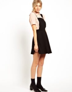 siyah salapot elbise modeli