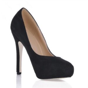 siyah topuklu ayakkabı modeli