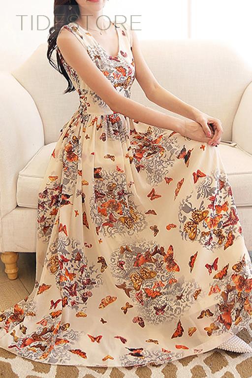 tidestore maxi dress