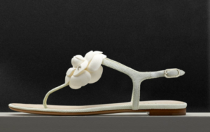 Chanel beyaz sandalet modeli