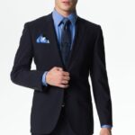 dar kesim takım elbise modeli