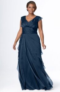 en güzel büyük beden abiye elbise modelleri