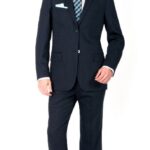 lacivert takım elbise modeli