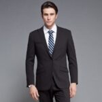 siyah italyan kesim takım elbise modeli