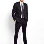 siyah takım elbise modeli