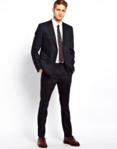 siyah takım elbise modeli