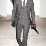 slim fit takım elbise modeli