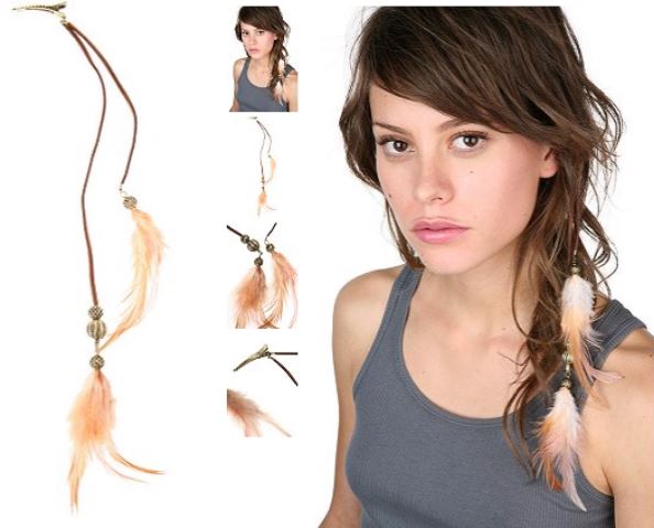 Tüylü Saç Aksesuarları