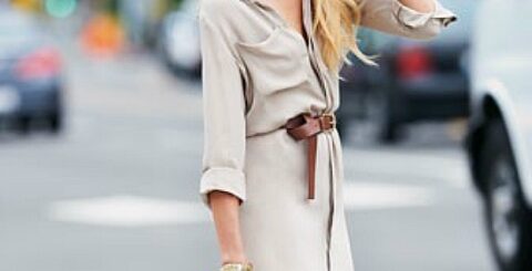 en güzel gömlek elbise modelleri