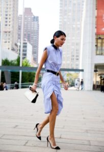 gömlek elbise kombinleri