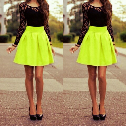 yüksek bel etek modelleri