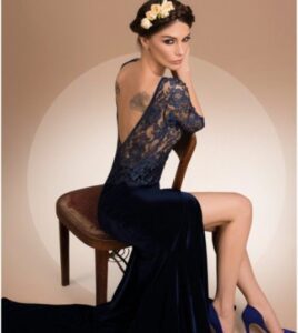 dantelli abiye elbise modelleri