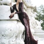 siyah abiye elbise modeli