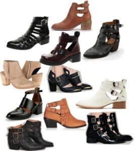 kemerli cut out bot modelleri