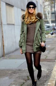 örgü elbise modeli