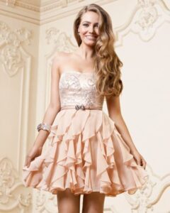 kısa abiye elbise modelleri