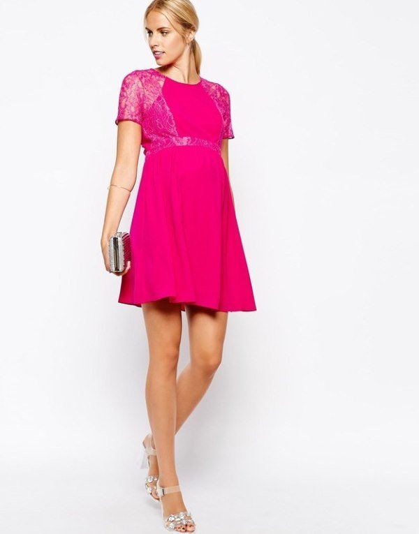 kısa hamile elbise modeli